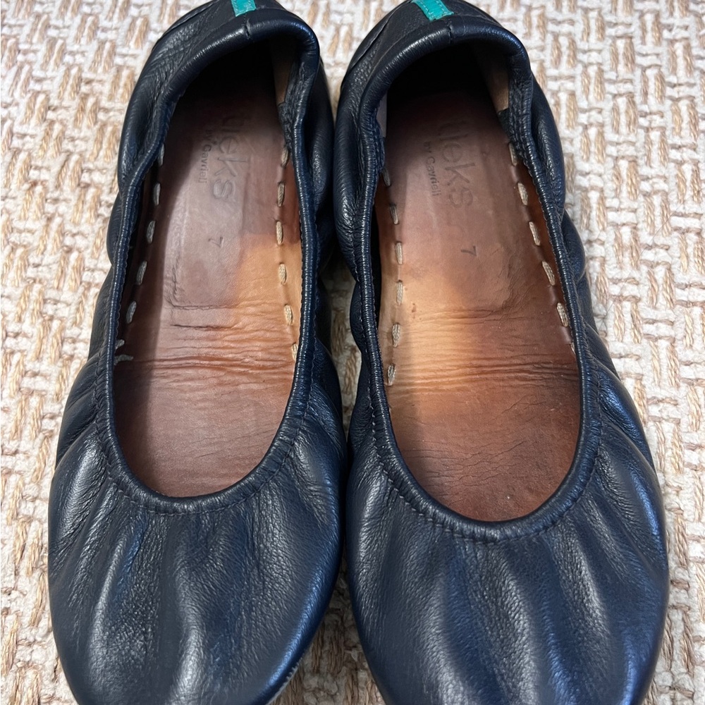 Tieks, California Navy, Size 7